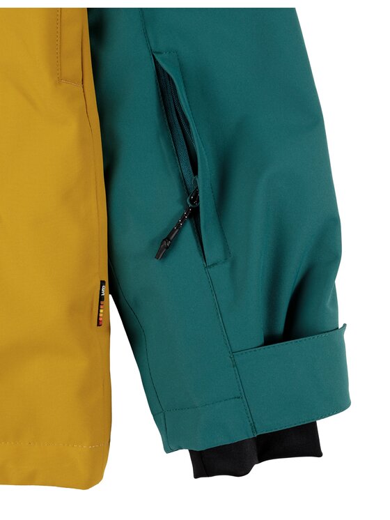 Colourwear Colourwear Kurtka snowboardowa Kurtka snowboardowa męska Colourwear Block Zielony Relaxed Fit