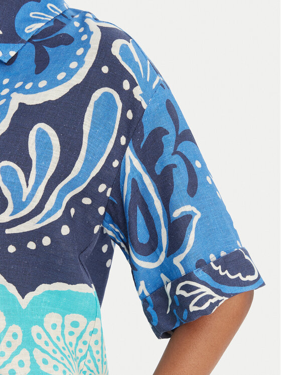 Banana Moon Banana Moon Hemd Hattie Clearive MYY56 Himmelblau Regular Fit