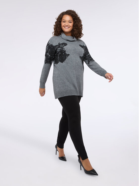 Fiorella Rubino Fiorella Rubino Maglione M697L008078N013 Grigio Regular Fit