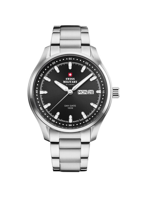 Swiss Military by Chrono Swiss Military by Chrono Zegarek SM34116.01 Srebrny