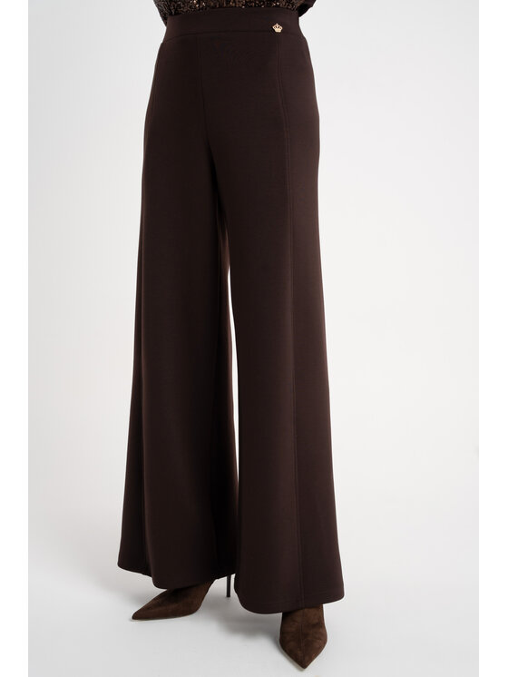 CLICK CLICK Παντελόνι υφασμάτινο 30-460 Καφέ Loose Fit