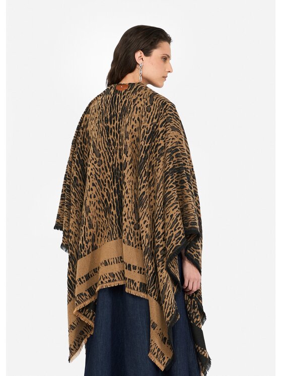 Liu Jo Liu Jo Poncho 2F5032T0300S19E1 Marrone Regular Fit