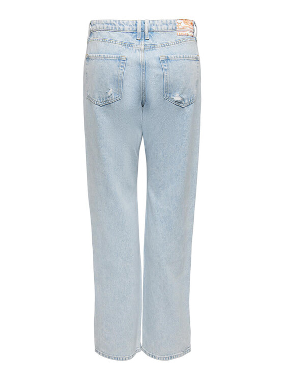 ONLY ONLY Jeans hlače 15281259 Svetlo modra Straight Fit