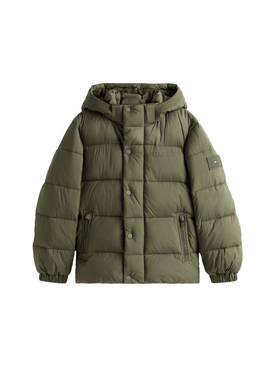 Tommy Hilfiger Tommy Hilfiger Zimní bunda KB0KB10093 D Zelená Regular Fit