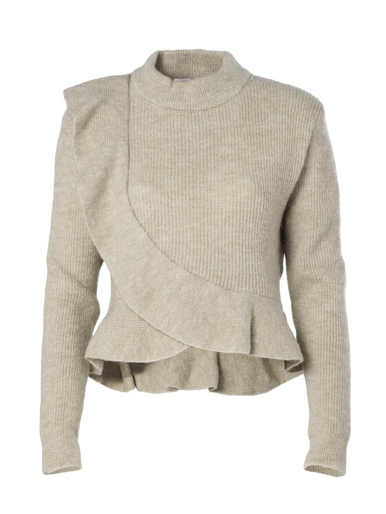 LAURELLA LAURELLA Sveter Laurella 6TU058273 Béžová Regular Fit