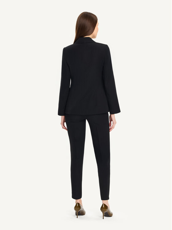 KMX KMX Marynarka 107690007 Czarny Fitted Fit
