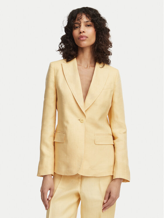Weekend Max Mara Weekend Max Mara Sako Nalut 2615041072 Žltá Regular Fit
