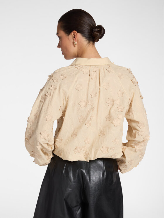 Elena Mirò Elena Mirò Blusa 2154Z000060N002 Crema A-Line Fit