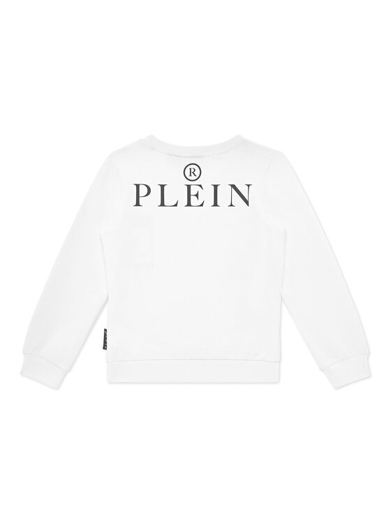 PHILIPP PLEIN PHILIPP PLEIN Bluza 20117 Biały Regular Fit