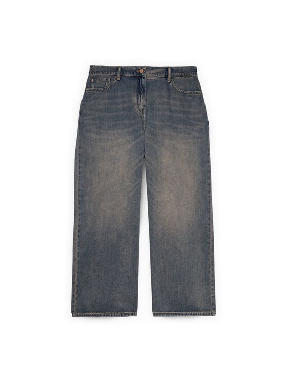 Fiorella Rubino Fiorella Rubino Jeansy P498T005253N004 Niebieski Boxy Fit