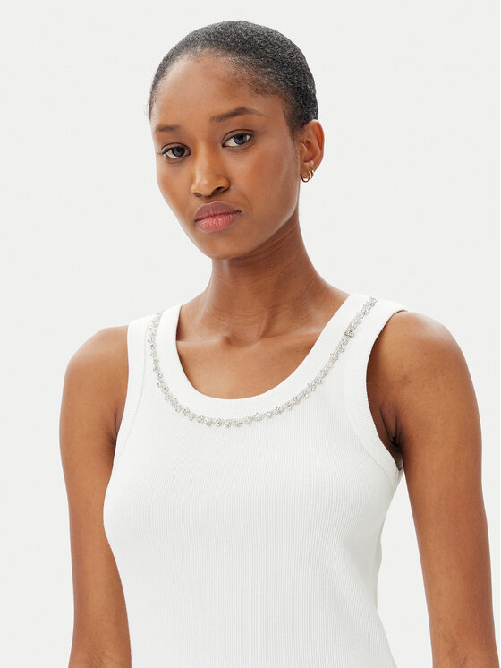 Marella Marella Top Dede 2515941032 Écru Regular Fit