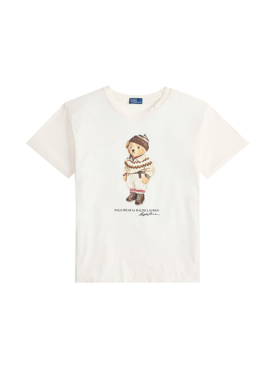 Polo Ralph Lauren Polo Ralph Lauren Majica 211A87162001 Écru Regular Fit
