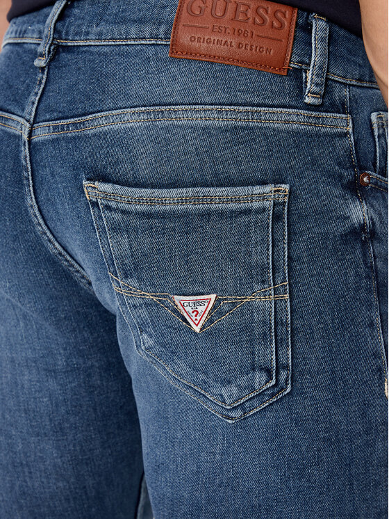 Guess Guess Jeansy M2YAN1 D4Q42 Niebieski Skinny Fit