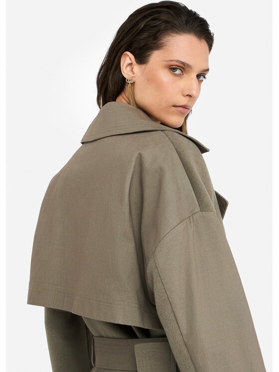 Liu Jo Liu Jo Trench CF5062T4627X0707 Verde Regular Fit