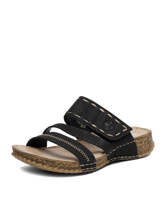 Rieker Rieker Ciabatte 61150-01 Nero