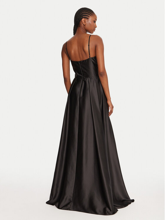 Rinascimento Rinascimento Večerní šaty CFC0020046002 Černá Slim Fit