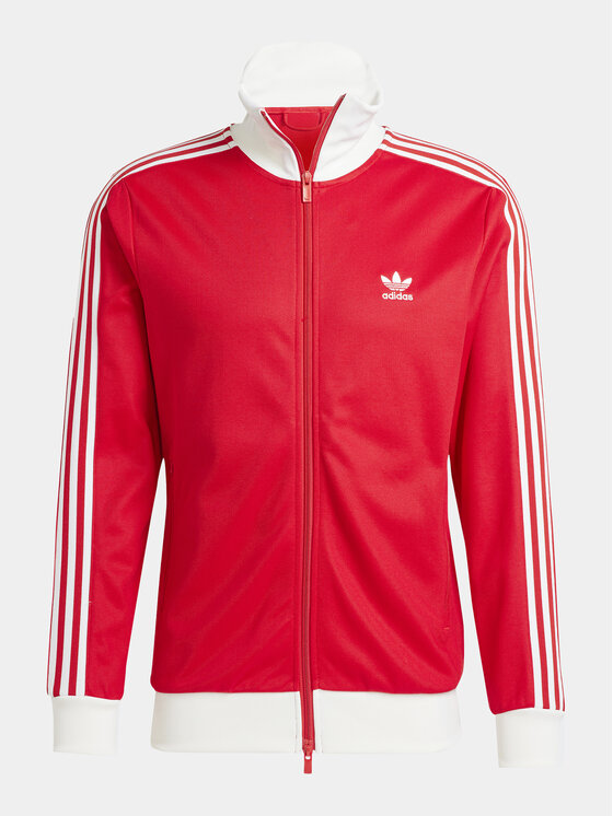 adidas adidas Felpa adicolor Classics Beckenbauer IM4511 Rosso Slim Fit