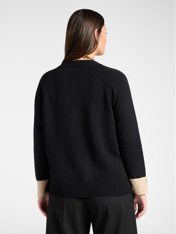 Elena Mirò Elena Mirò Maglione M068Z000832N0A1 Nero Regular Fit