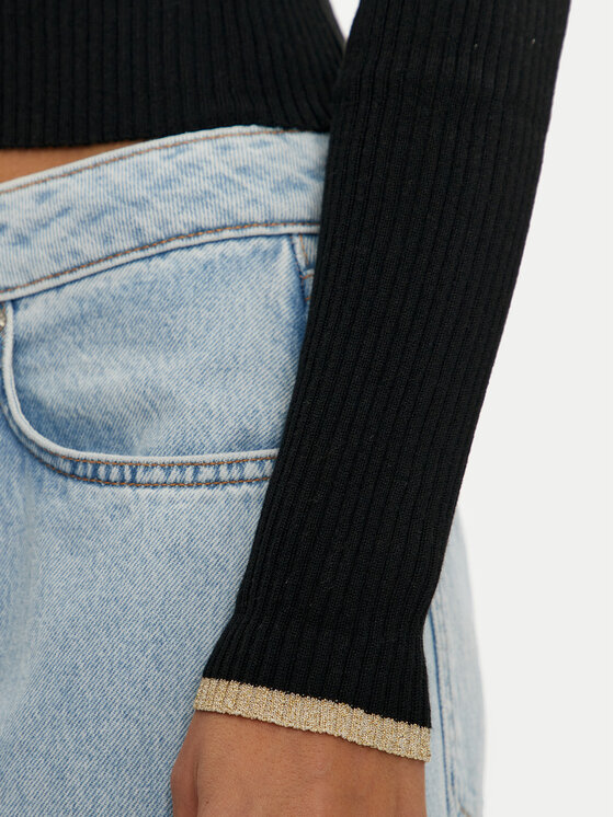Tommy Jeans Tommy Jeans Sweater DW0DW19835 Fekete Slim Fit