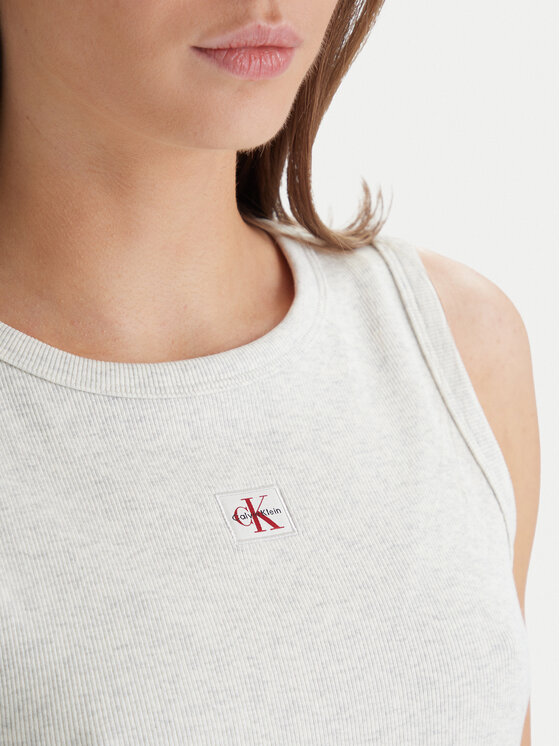 Calvin Klein Jeans Calvin Klein Jeans топ LV047C201G Бежов Slim Fit