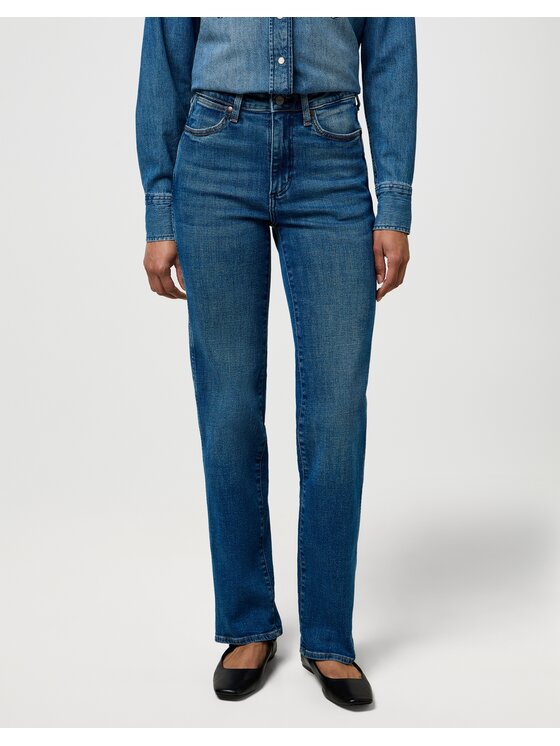 Wrangler Wrangler Джинси STRAIGHT Голубий Straight Leg