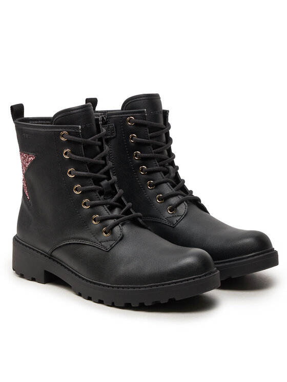 Geox Geox Μπότες Jr Casey J9420G 0BCEW C9B8W S Μαύρο