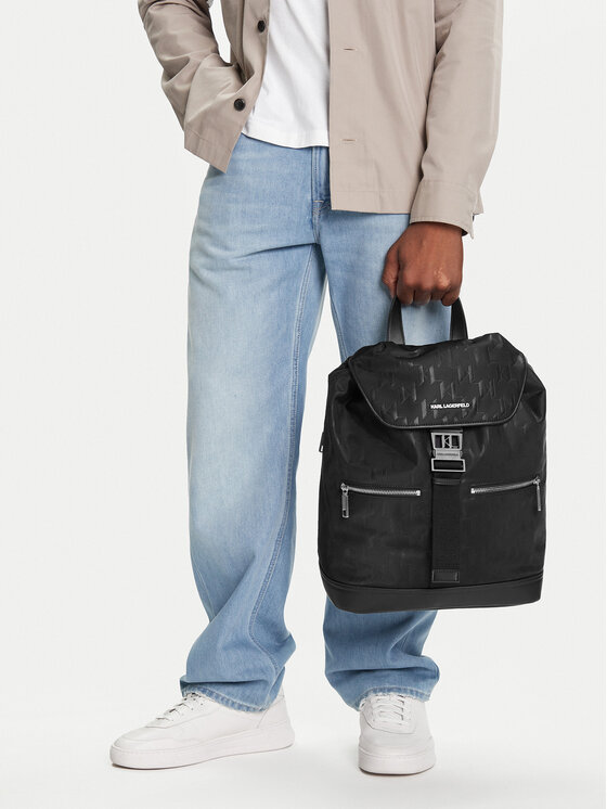 KARL LAGERFELD KARL LAGERFELD Ruksak A3M30162 Crna
