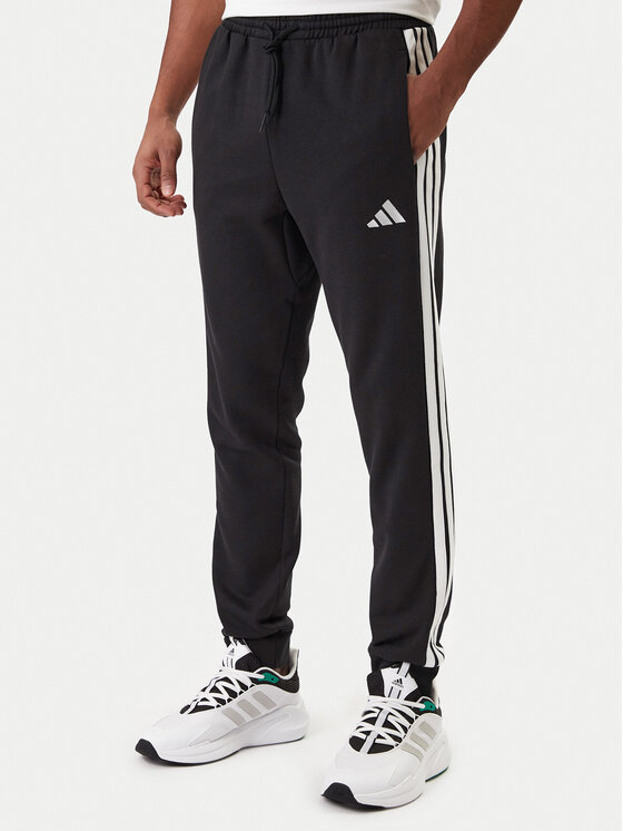 adidas adidas Teplákové kalhoty Essentials 3-Stripes JD1861 Černá Regular Fit