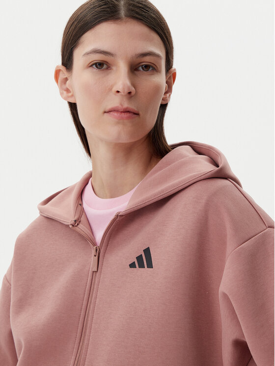 adidas adidas Bluza Future Icons 3-Stripes JE0177 Różowy Regular Fit