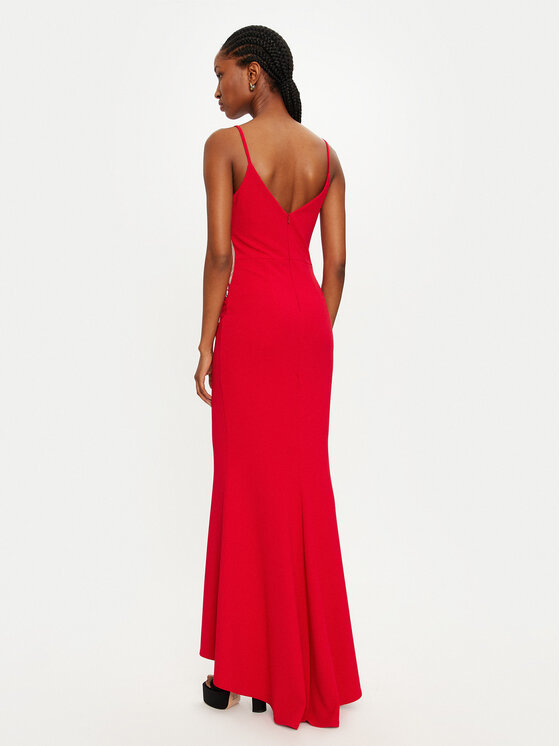 Rinascimento Rinascimento Abendkleid CFC0121948003 Rot Slim Fit