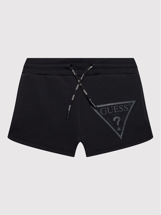 Guess Guess Pantaloni scurți sport J2RD08 FL03S Bleumarin Regular Fit