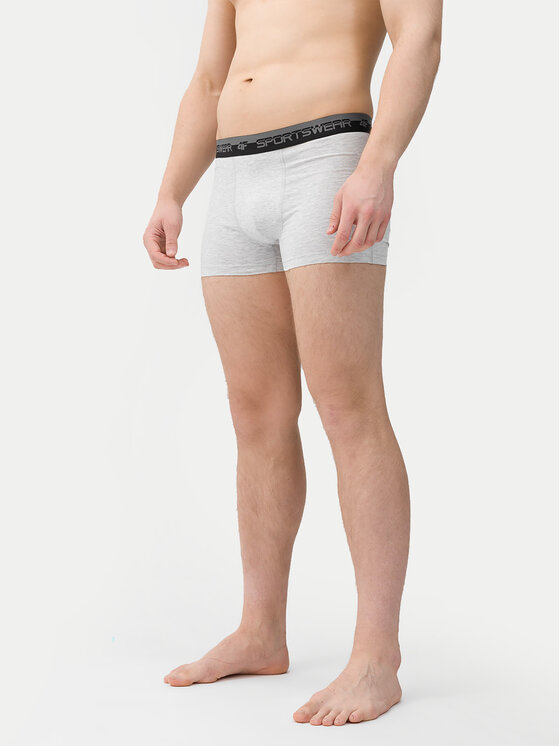 4F 4F 2er-Set Boxershorts 4FWSS24UBXSM036 Weiß