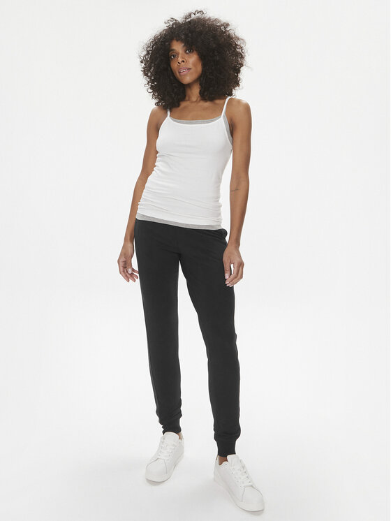 Tommy Hilfiger Tommy Hilfiger Набір 2 топів UW0UW04891 Сірий Slim Fit