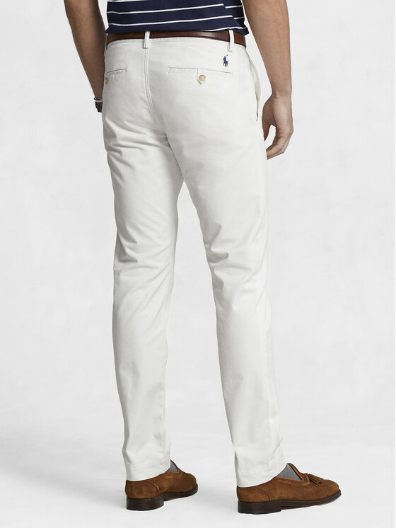 Polo Ralph Lauren Polo Ralph Lauren Chinosy 710704176094 Biały Slim Fit