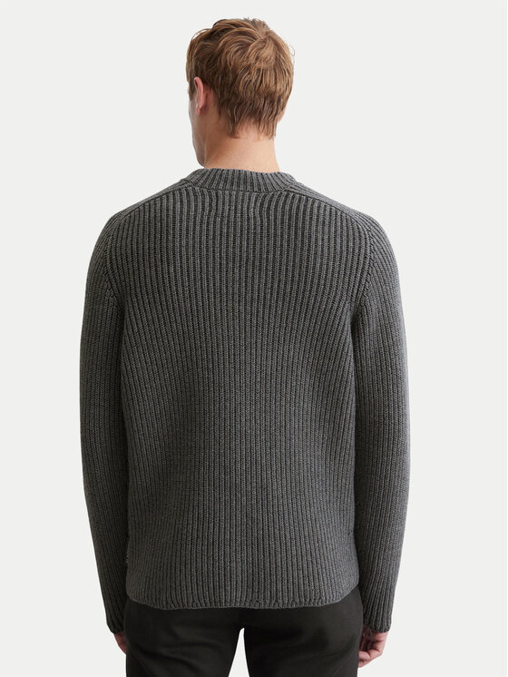 Marc O'Polo Marc O'Polo Sweter 429 6018 60318 Szary Regular Fit
