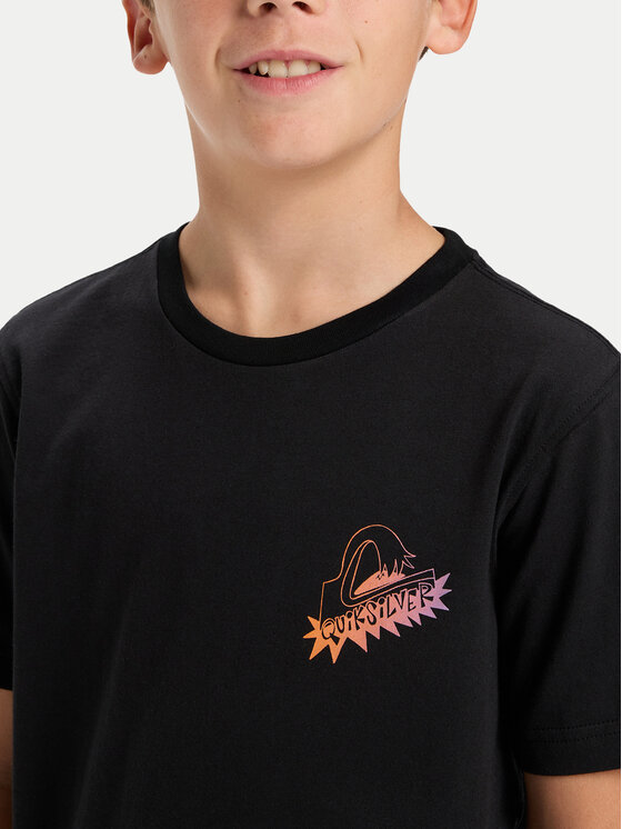 Quiksilver Quiksilver T-Shirt Ev Star Ride EQBZT04900 Černá Regular Fit