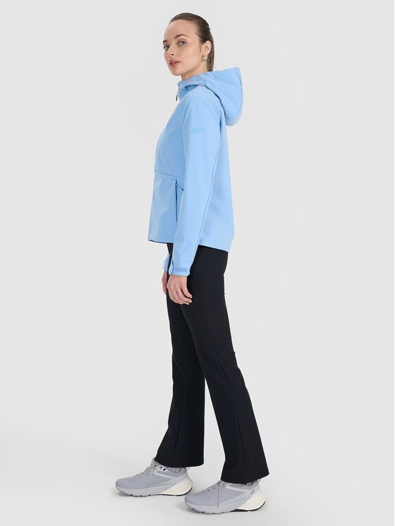 4F 4F Kurtka softshell 4FWSS25TSOFF320-33S Niebieski Regular Fit