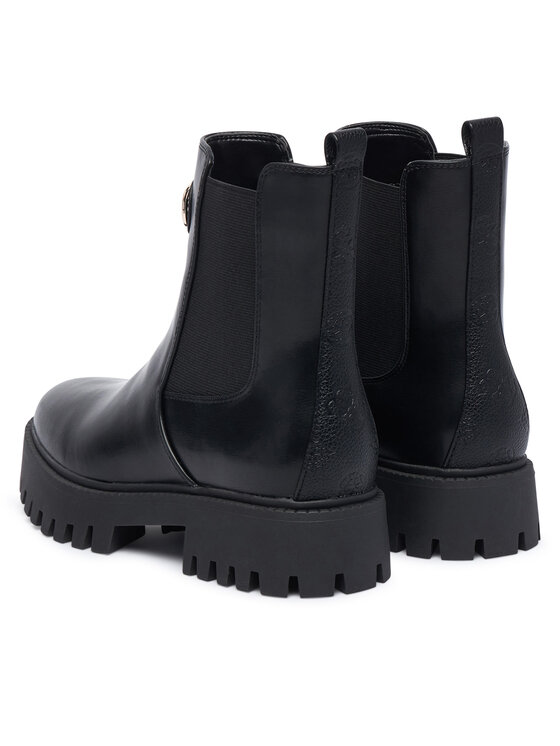 Guess Guess Členková obuv s elastickým prvkom FLTFID ELE10 Čierna