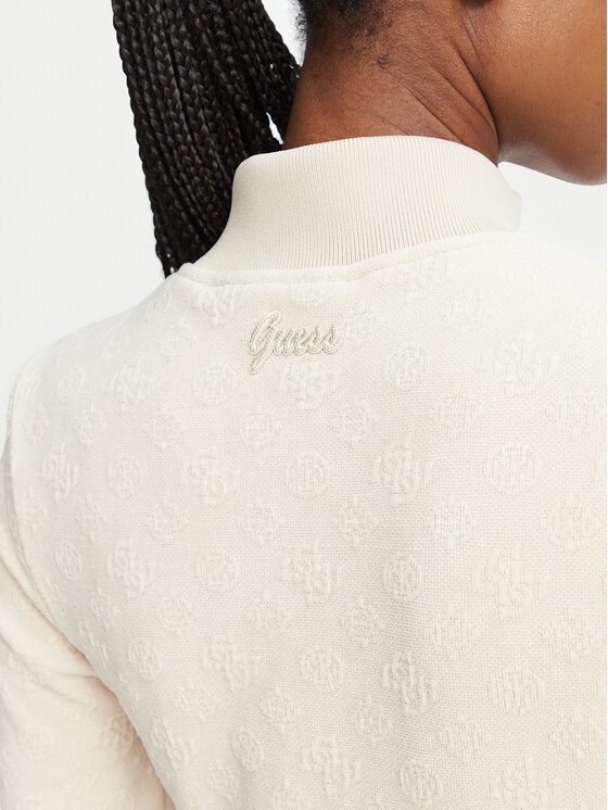 Guess Guess Mikina V6BQ06 K6280 Béžová Regular Fit
