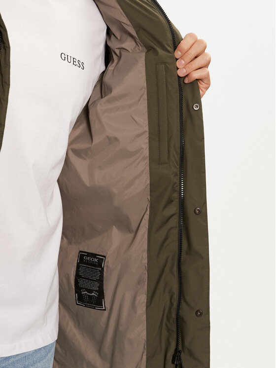 Geox Geox Зимно яке Sapienza M4628K TC188 F1789 Каки Regular Fit