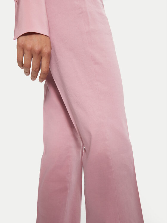 PINKO PINKO Kalhoty z materiálu 100054 A0IM Růžová Regular Fit