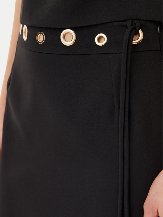 ARTIGLI ARTIGLI Fustă midi ACGO000744 Negru Regular Fit