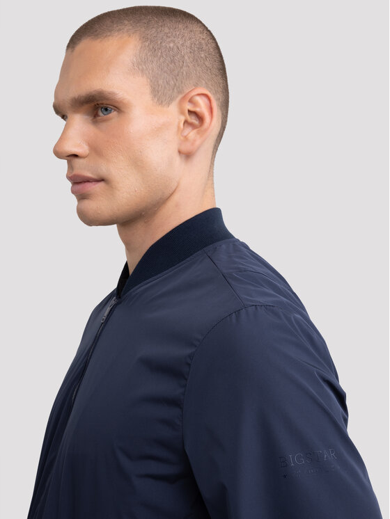 BIG STAR BIG STAR Kurtka przejściowa SHOUN Granatowy Basic Fit