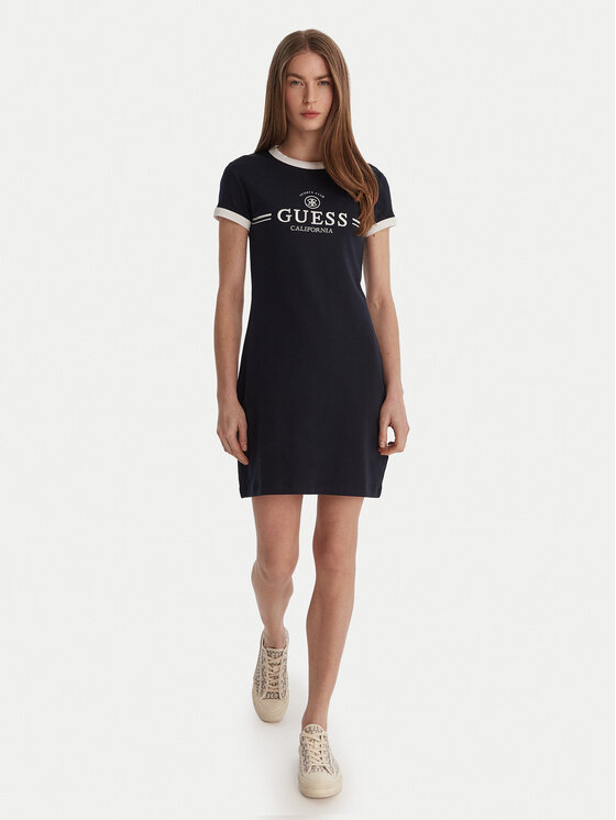 Guess Guess Φόρεμα καθημερινό V6GK05 K2988 Σκούρο μπλε Regular Fit