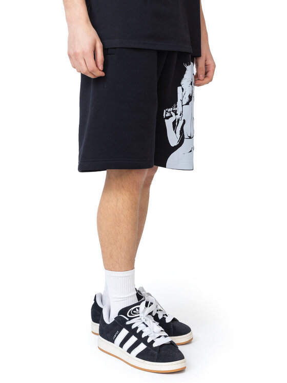 Mercur Mercur Szorty Angels Czarny Basic Fit
