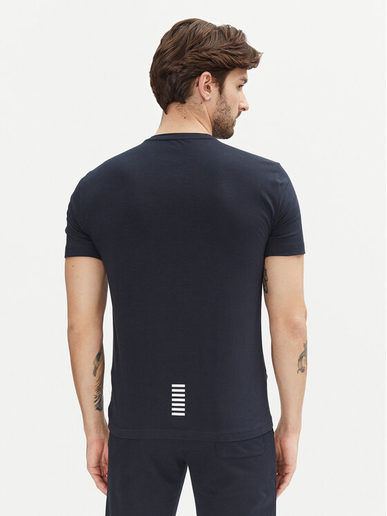 EA7 Emporio Armani EA7 Emporio Armani T-Shirt 8NPT26 PJVQZ 1562 Granatowy Regular Fit