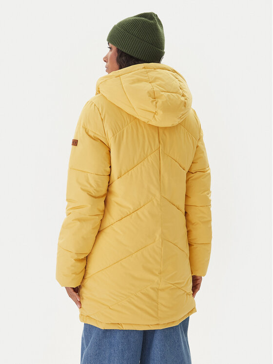 Roxy Roxy Talvemantel Better Weather ERJJK03634 Kollane Regular Fit