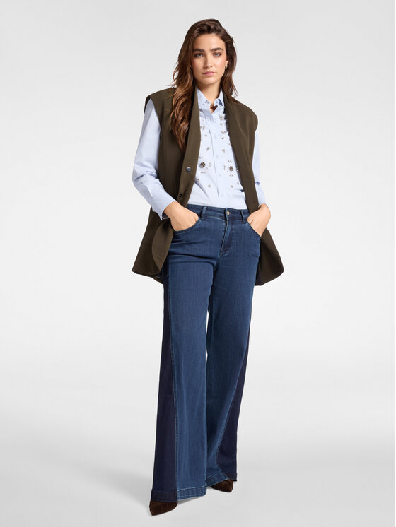 Elena Mirò Elena Mirò Giacca outdoor R147Z000021N0F5 Verde Slim Fit