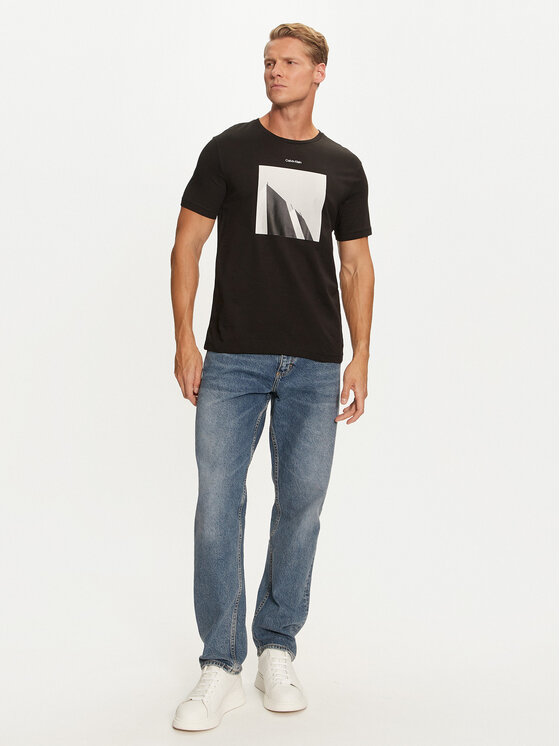 Calvin Klein Calvin Klein T-Shirt City Photo K10K113597 Schwarz Regular Fit