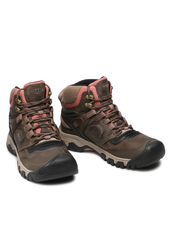 Keen Keen Trekkingi Ridge Flex Mid Wp W 1024921 Brązowy